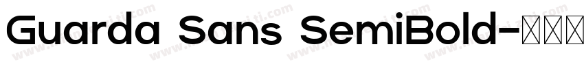Guarda Sans SemiBold字体转换